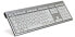 Фото #1 товара Logickeyboard SKB-AJPU-DE - Full-size (100%) - Wired - USB - QWERTZ - Aluminium - White