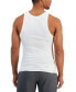 Фото #2 товара Men's 4-Pk. Regular-Fit Solid Tanks, Created for Macy's