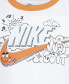 Фото #4 товара Little Boys Futura Logo Graphic T-Shirt & French Terry Shorts, 2 Piece Set