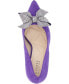 ფოტო #4 პროდუქტის Women's Marcie Rhinestone Bow Pumps