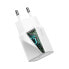 Фото #8 товара Szybka ładowarka do Iphone Super Si 1C 20W Power Delivery + kabel USB-C - Lightning 1m biały