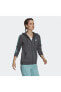 Фото #5 товара Essentials Fleece 3-Stripes Full-Zip Hoodie Kadın Sweatshirt H07837
