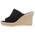 Фото #3 товара TOMS Monica Slide Espadrille Womens Black Casual Sandals 10017897