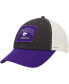 Фото #1 товара Men's Charcoal Kansas State Wildcats Objection Snapback Hat