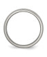 Фото #2 товара Titanium Polished 5 mm Half Round Wedding Band Ring