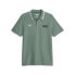 Фото #2 товара Puma Mapf1 Pique Short Sleeve Polo Shirt Mens Green Casual 62115307