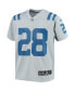 Big Boys Jonathan Taylor Gray Indianapolis Colts Inverted Team Game Jersey