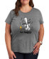 Фото #1 товара Air Waves Trendy Plus Size Snoopy Graphic T-shirt