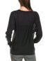 Фото #2 товара Lafayette 148 New York Sequin Trim Dolman Wool & Cashmere-Blend Pullover Women's