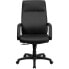 Фото #3 товара High Back Black Leather Executive Swivel Chair With Memory Foam Padding With Arms