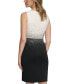 ფოტო #2 პროდუქტის Women's Boat-Neck Sleeveless Sheath Dress