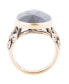 ფოტო #3 პროდუქტის Enchanted Smoky Quartz Golden Bronze Oval Ring