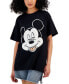 ფოტო #1 პროდუქტის Juniors' Mickey Graphic Face T-Shirt