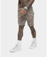 ფოტო #2 პროდუქტის Men's Paisley Skulls Denim Shorts