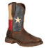 Фото #3 товара Durango Rebel Patriotic Square Toe Cowboy Mens Blue, Brown, Red Casual Boots DB