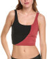 Spiritual Gangster Indie Colorblocked Crop Tank Women's