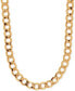 ფოტო #1 პროდუქტის 22" Curb Link Chain Necklace (7mm) in 10k Gold
