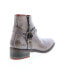 Фото #16 товара Bed Stu Winslet F328001 Womens Gray Leather Zipper Casual Dress Boots
