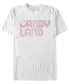 Фото #1 товара Men's Candy Land Logo Distressed Short Sleeve T-shirt