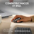 Фото #2 товара Logitech - Ergonomische drahtlose Maus - MX Master 3s fr Mac - Aid Grey