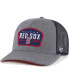 Фото #2 товара Men's Charcoal Boston Red Sox Slate Trucker Snapback Hat