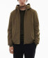 Фото #1 товара Men's Water-Repellent Hooded Quilted Jacket