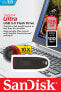 SanDisk Ultra - 128 GB - USB Type-A - 3.0 - 100 MB/s - Slide - Black