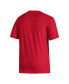 Фото #4 товара Men's Red Kansas Jayhawks Logo Fresh T-shirt