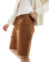 Lee straight fit canvas carpenter shorts in brown