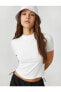 Топ Koton Basic Crop Tee YNeck