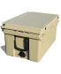 Khaki Color Ice Cooler Box 65Qt Camping Ice Chest Beer Box Outdoor Fishing Cooler