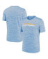 ფოტო #1 პროდუქტის Men's Powder Blue Los Angeles Chargers Velocity Performance T-shirt