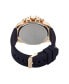 ფოტო #3 პროდუქტის Men's Black Silicone Strap Watch 53mm