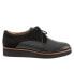 Фото #1 товара Softwalk Willis S1811-006 Womens Black Narrow Leather Oxford Flats Shoes 6