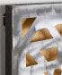 Фото #7 товара Enigma Polished Steel Leaf 3D Abstract Metal Wall Art, 32" x 32"