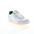 Фото #4 товара Reebok Club C Legacy Mens White Leather Lace Up Lifestyle Sneakers Shoes
