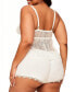 ფოტო #3 პროდუქტის Plus Size Niomi Pajama Camisole & Short Pajama Set