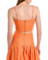 Nicholas Cepia Bustier Linen Bra Top Women's Orange 10