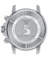ფოტო #3 პროდუქტის Men's Swiss Chronograph Seastar 1000 Black Textile Strap Watch 46mm