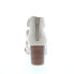 Фото #10 товара David Tate Francis Womens Beige Nubuck Zipper Strap Heels Shoes