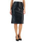 ფოტო #1 პროდუქტის Women's Faux Leather Skirt