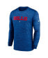 Фото #3 товара Men's Royal Buffalo Bills Sideline Team Velocity Performance Long Sleeve T-shirt