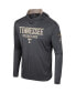 Men's Charcoal Tennessee Volunteers OHT Military-Inspired Appreciation Long Sleeve Hoodie T-shirt