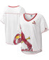 Women's White St. Louis Cardinals Perfect Game V-Neck T-shirt