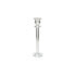 Candleholder Romimex Transparent Glass 5 x 27 x 5 cm