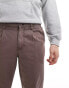 ASOS DESIGN classic rigid washed chino in brown