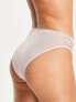 Фото #2 товара Ivory Rose star mesh high waist high leg brief in mink