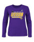 ფოტო #1 პროდუქტის Women's Purple Minnesota Vikings Plus Size 2022 NFC North Division Champions Divide and Conquer Long Sleeve T-shirt