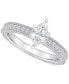 ფოტო #1 პროდუქტის Diamond Marquise Engagement Ring (1-1/5 ct. t.w.) in 14k Gold