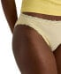 ფოტო #4 პროდუქტის Women's Cotton & Lace Jersey Bikini Brief Underwear 4L0076